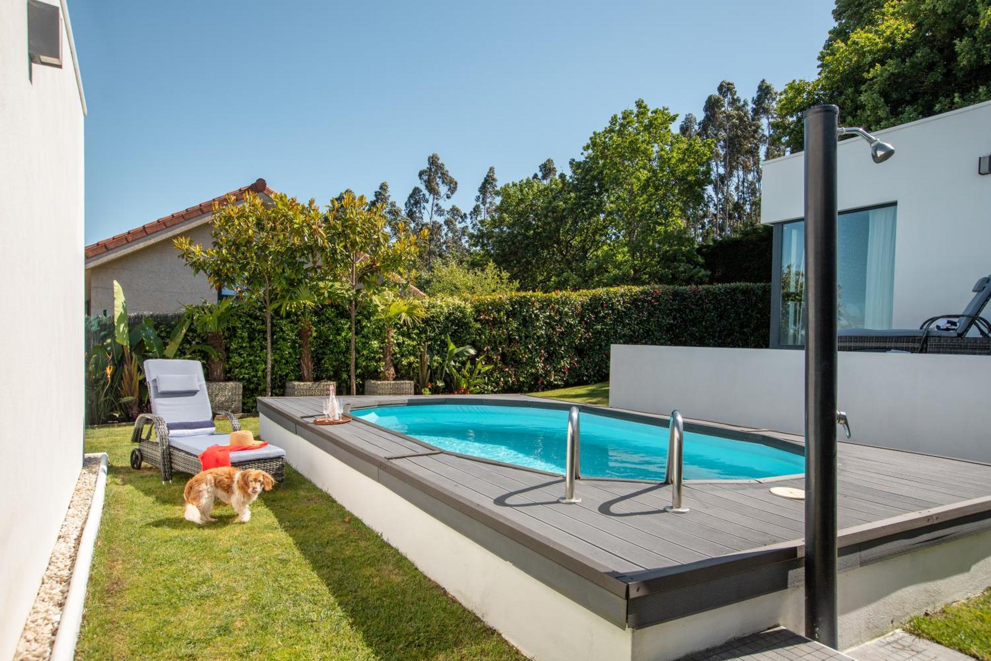 Villa Con Piscina Y Jardin, Santiago De Compostela Teo エクステリア 写真