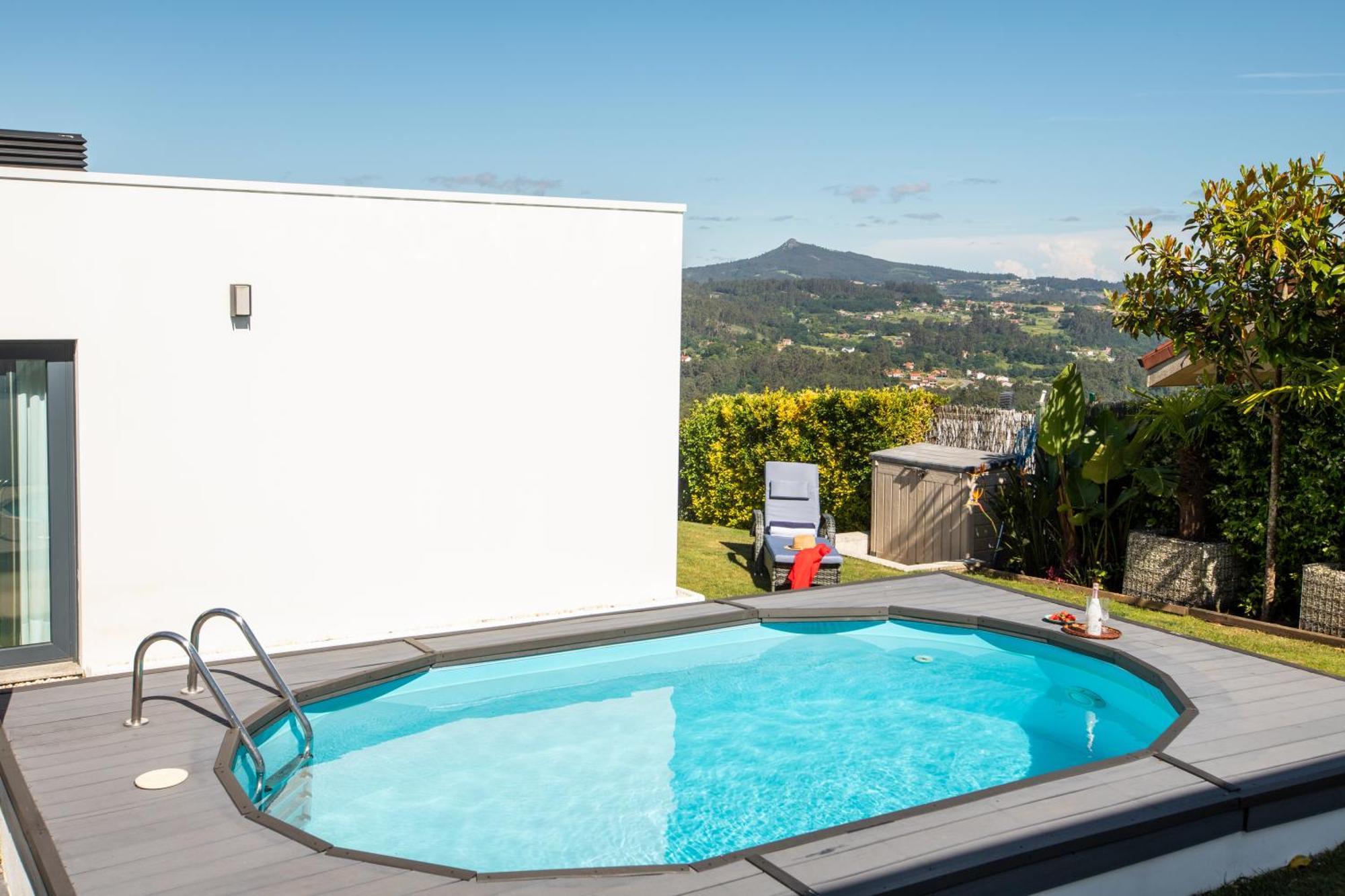 Villa Con Piscina Y Jardin, Santiago De Compostela Teo エクステリア 写真